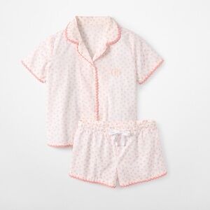 Mark & Graham Women's Pajama Set in Pink Hearts